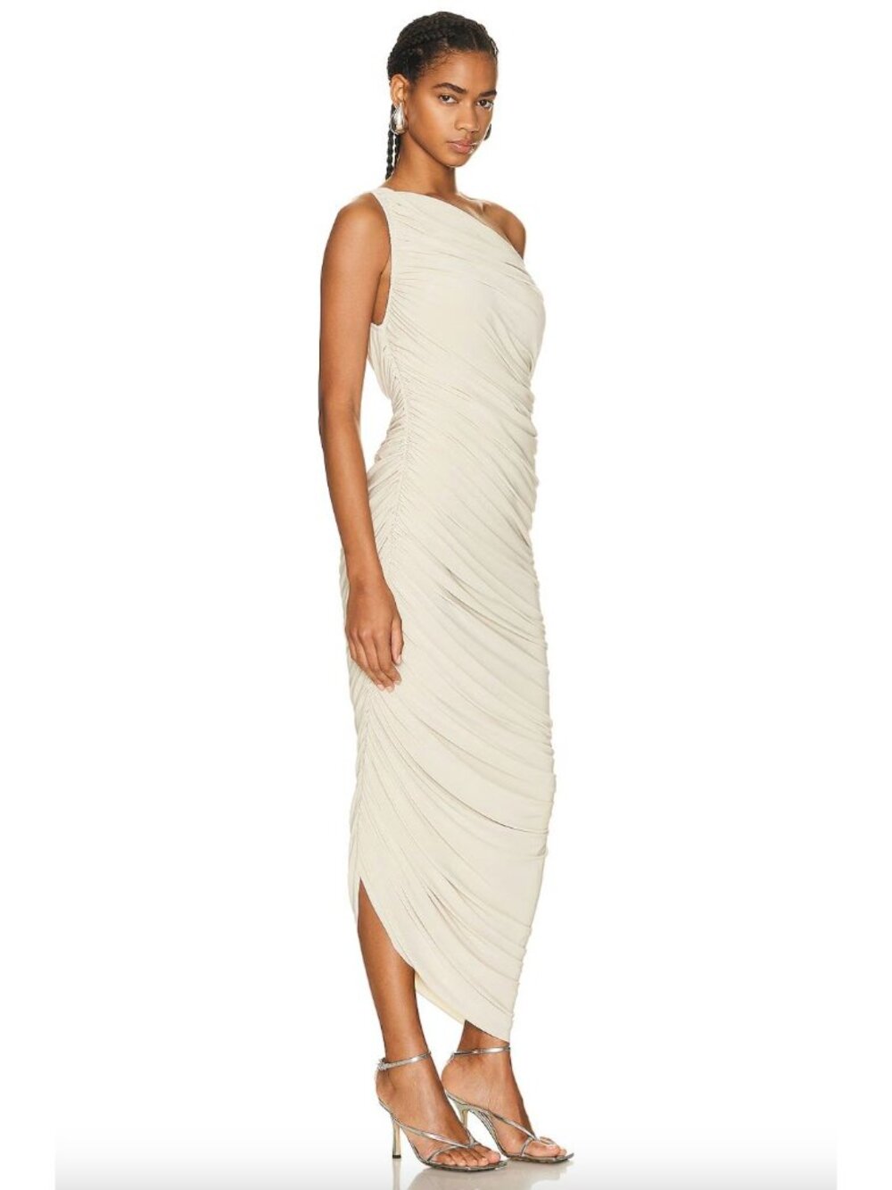 Norma Kamali Diana Gown Mist Womens Size Xxs
